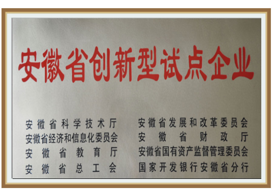 安徽省创新型试点企业