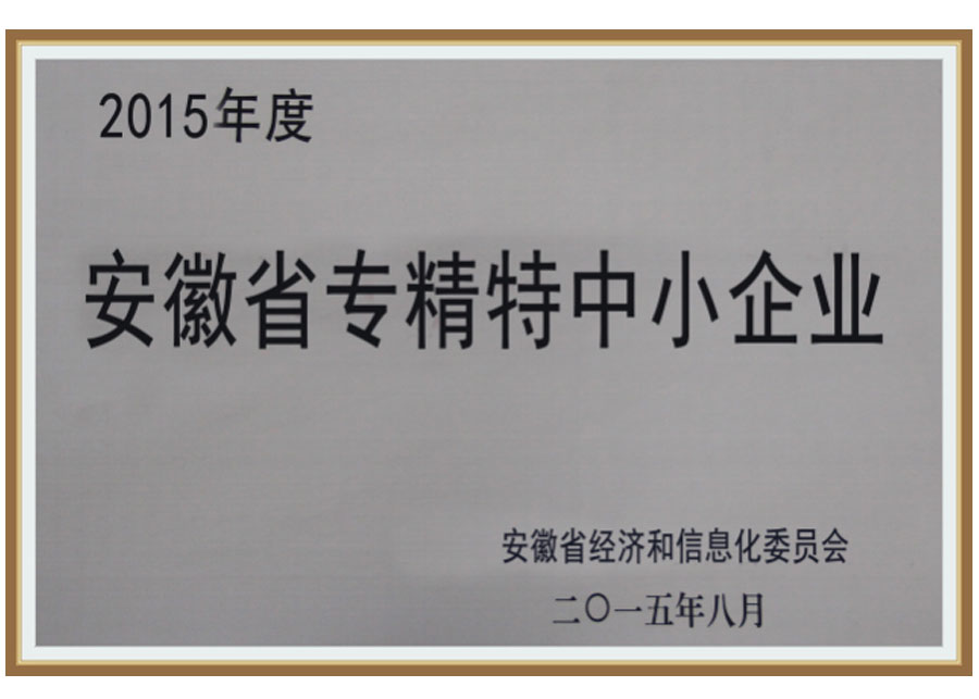 安徽省专精特中小企业